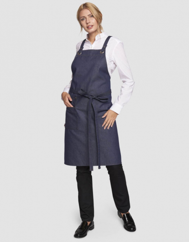 Latzschürze Jesi X Jeans 90 x 71 cm - denim